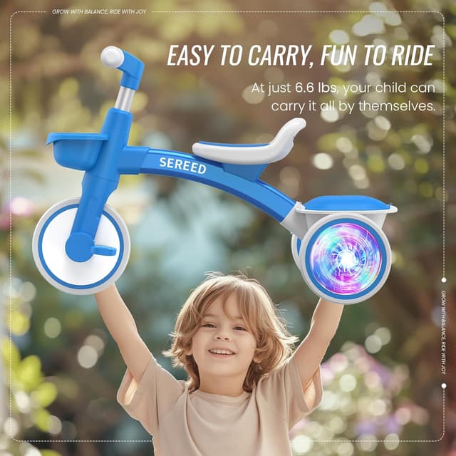Thumbnail 6 de SEREED Colorful Lighting Tricycle 2-5 Years