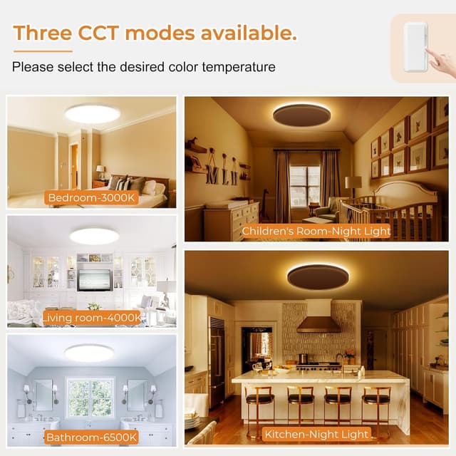 Detalle 2 de slochi LED Deckenleuchte 36 W