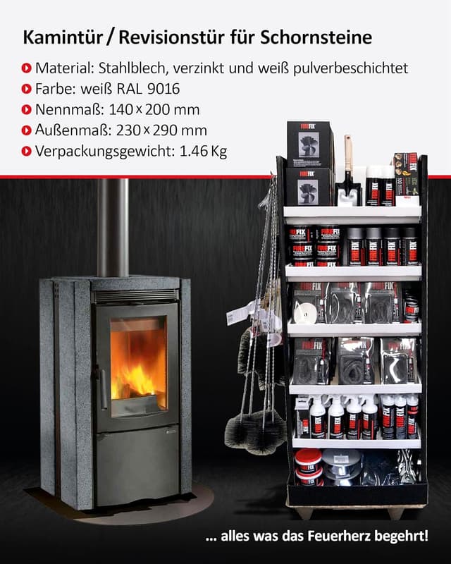 Detalle de FIREFIX Tube révision cheminée 230x290