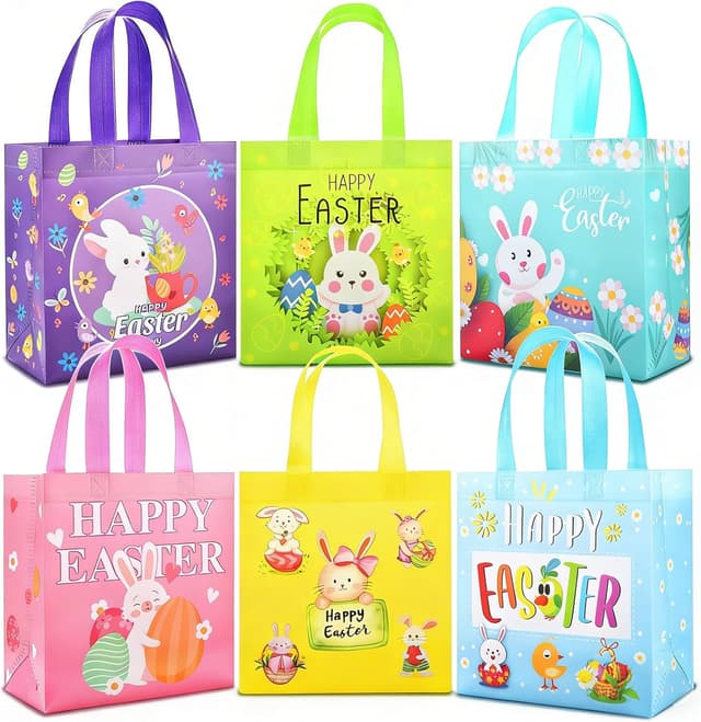Imagen de Easter 6 gift bags 23 x 21 x 11cm en OfertitasTOP