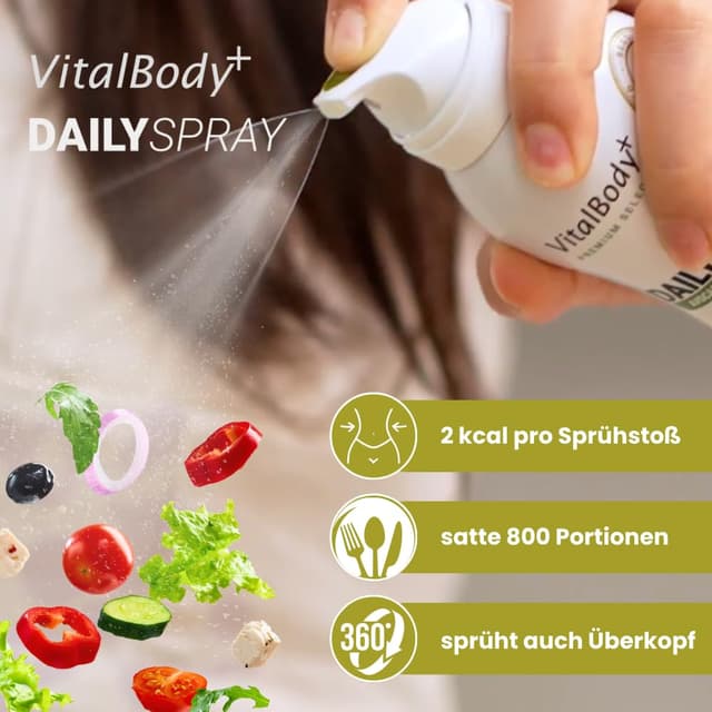Thumbnail 2 de VitalBody+ DailySpray 2 kcal Ölspray 🫒
