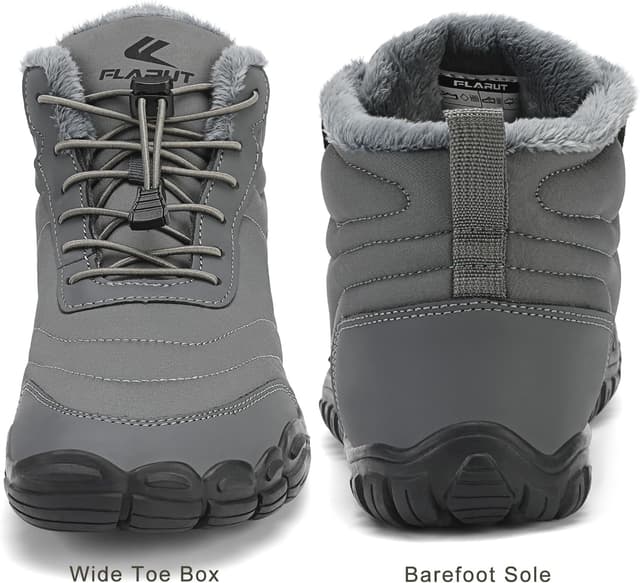 Thumbnail 4 de FLARUT Scarpe Invernali Barefoot a Punta Larga