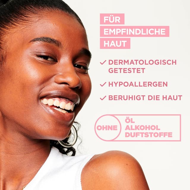 Detalle de Garnier SkinActive Mizellen Reinigungswasser mit Rosenwasser (All-in-1) – 1 x 700 ml