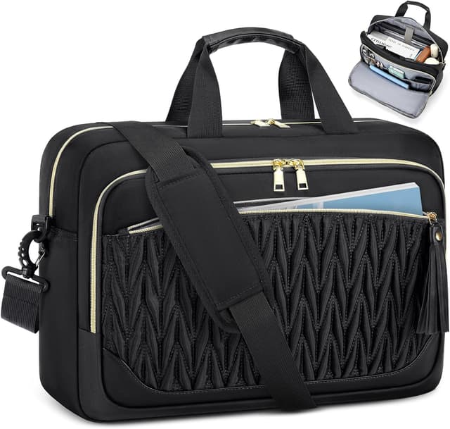 Imagen de RAINSMORE Laptoptasche 17,3 Zoll Damen en OfertitasTOP