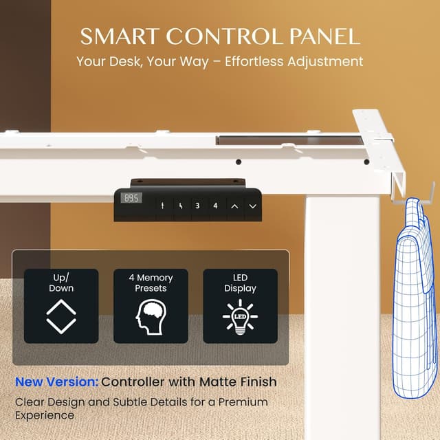 Thumbnail 4 de FLEXISPOT Höhenverstellbares Schreibtischgestell 70–119 cm