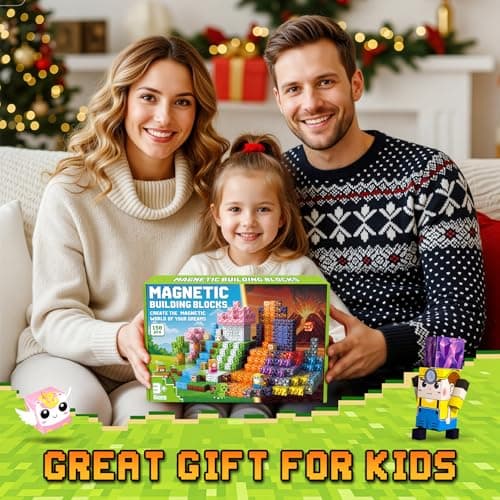 Thumbnail 7 de LUVTOY Bloques Magnéticos de Construcción para Niños (150 piezas) - Set creativo STEM tipo Montessori