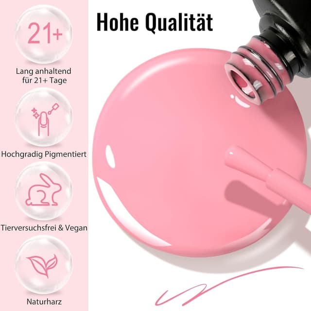 Thumbnail 6 de VANREESA U V Nagellack Set mit 35 Farben, 48W U V/LED Lampe und elektrischem Nagelfräser – Starterset für Gelnägel