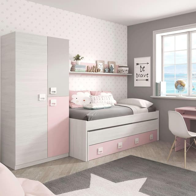 Thumbnail 6 de Habitdesign Cama Doble Juvenil Nube 199x96x69 cm