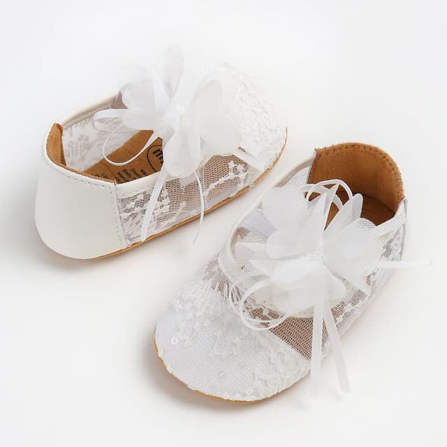 Detalle de RVROVIC baby girl moccasins & princess sparkly soft-sole prewalker shoes (mary jane style)