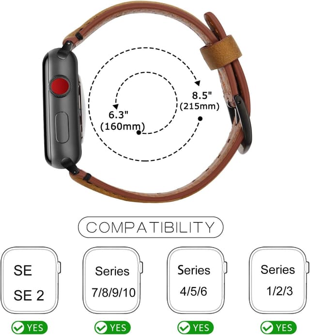 Thumbnail 4 de Tasikar Genuine Leather Apple Watch Strap 42mm