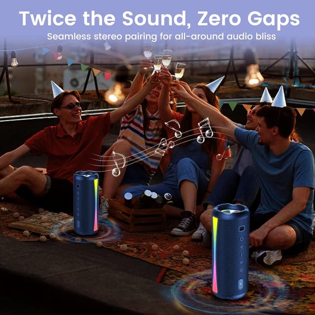 Detalle 2 de dotn Bluetooth Lautsprecher 20 W mit Licht