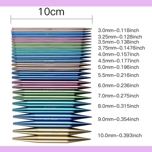 Thumbnail 2 de Knitiss 13 Pairs Circular Needles 3.0–10.0mm