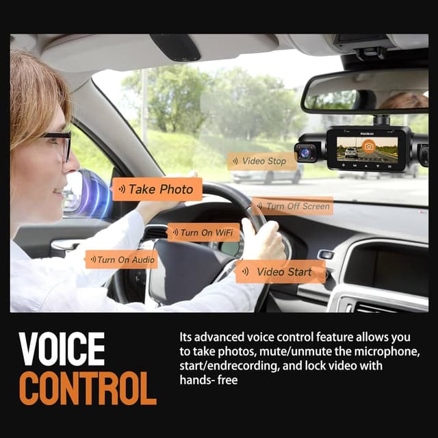 Thumbnail 4 de Neideso N300 4-Channel Dash Cam 360°