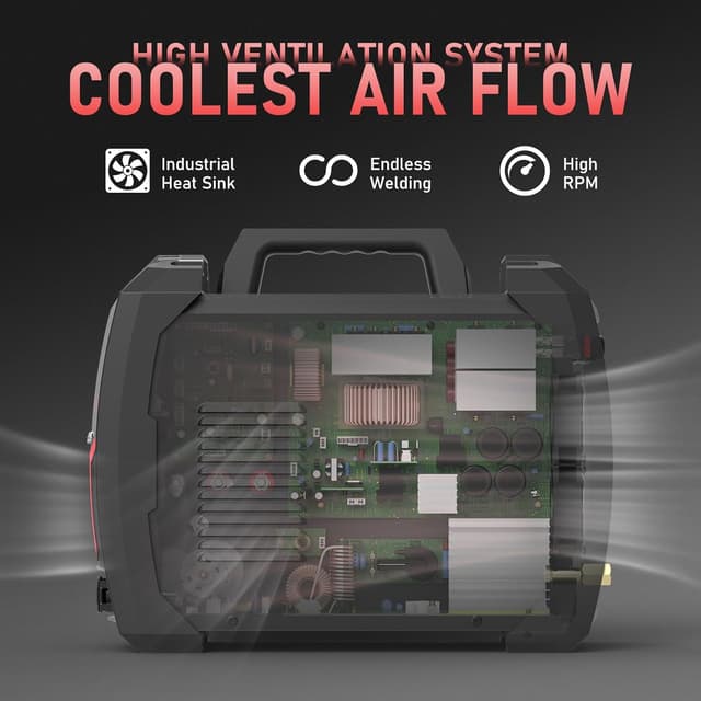 Thumbnail 5 de YESWELDER FIRSTESS MP200 5-in-1 Multi Process Welder (Plasma Cutter + Gas MIG + Flux Core MIG + Lift TIG + Stick)