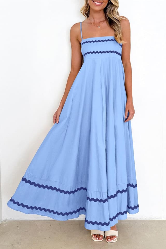 Detalle 2 de PRETTYGARDEN 2026 Flowy Maxi Dress 2026 đș