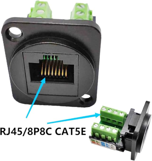 Detalle 2 de SHANFEILU RJ45 D-Type Cat5E extender