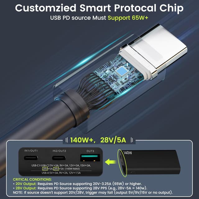 Thumbnail 6 de Starlink Mini Cable 10FT 3M 16AWG