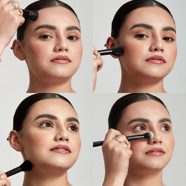 Detalle 2 de NYX Professional Makeup Highlight & Contour Pro Palette – Puder-Konturenkit mit matten & perlmuttfarbenen Tönen