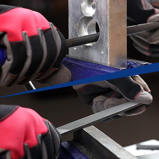 Thumbnail 6 de WORKPRO 200 mm Wood Rasp & Metal File Set (6-Piece) with Soft-Grip Handles