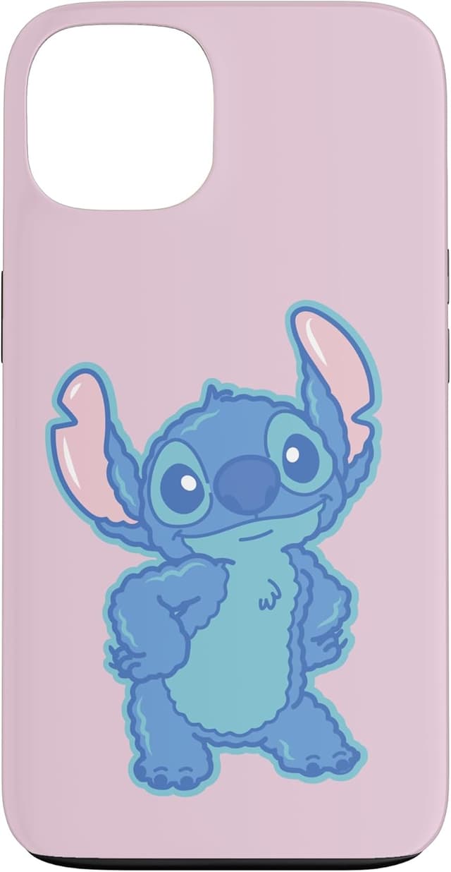 Detalle 2 de Custodia iPhone 14 Lilo & Stitch Fluffy