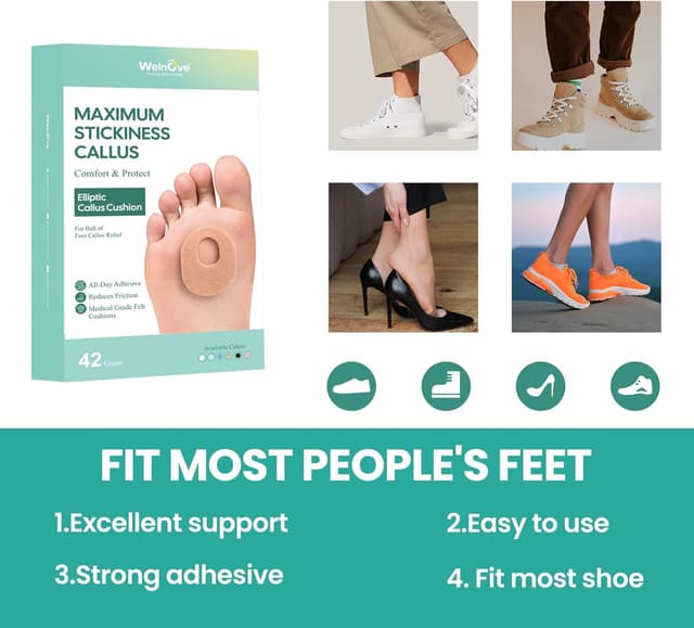 Thumbnail 1 de Welnove 42pcs Callus Pad 42pcs