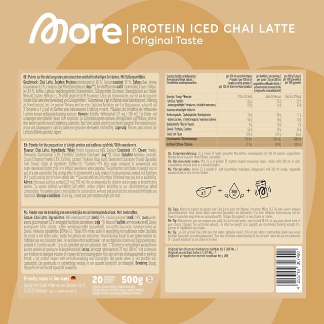 Thumbnail 3 de More Protein Iced Chai Latte Original 🥤