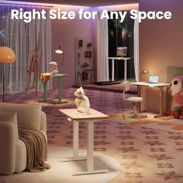 Detalle 2 de HUANUO 32in Small Electric Standing Desk