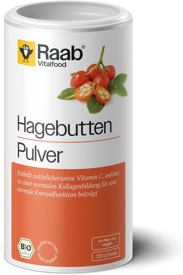 Detalle de Raab Vitalfood Bio Hagebutten Pulver 250 g AP-4