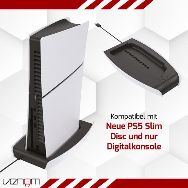 Thumbnail 4 de Venom Venom PS5 Slim Konsolenständer mit LED
