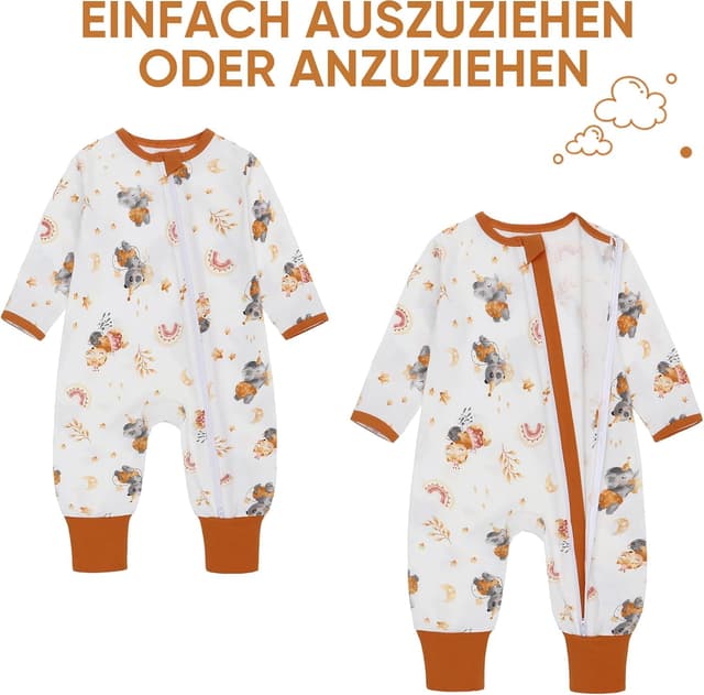 Detalle 2 de amo nenes Baby Strampler 0,5 TOG 3er Pack