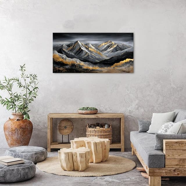 Detalle 1 de Beach Wall Art: Wildflowers Landscape 20x40in 🖼