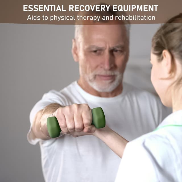 Detalle de PhysKcal Kurzhantel-Set mit Aufbewahrungsständer für Heimtraining