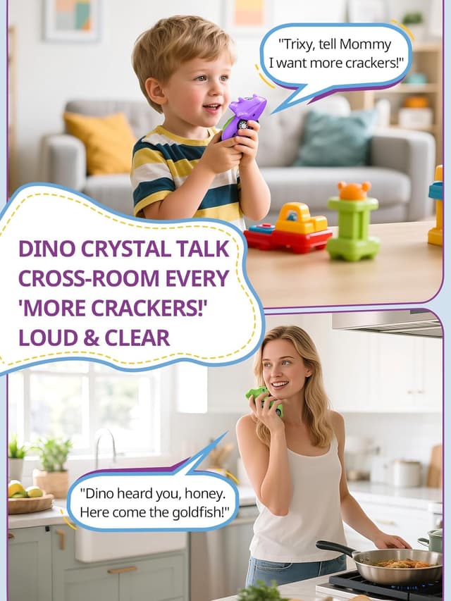 Detalle de Inspireyes walkie talkie dinosauro 2