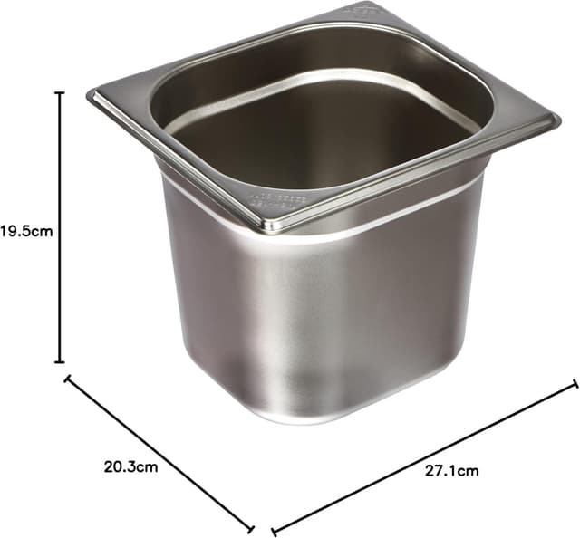 Detalle 2 de Lacor 66615Z BAC 1/6 en inox (176 x 162 x 150 cm), argenté