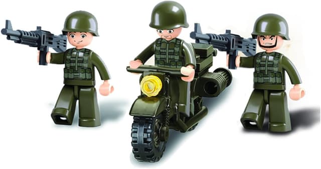 Detalle 2 de Tank Building Bricks Set 258 pieces