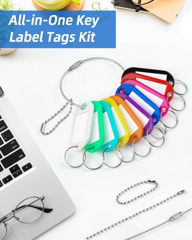 Detalle 2 de Caianwin Schlüsselanhänger Set 50-teilig