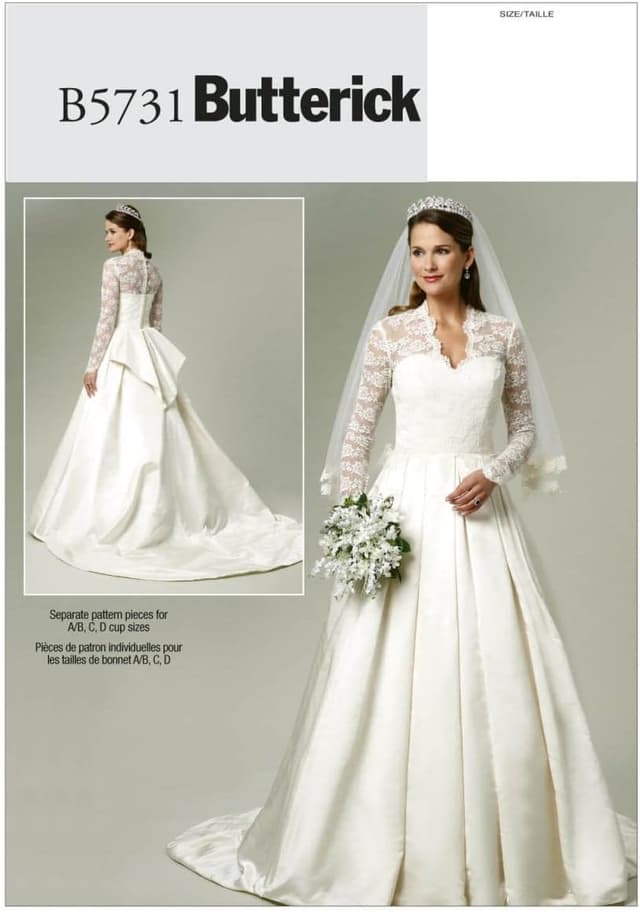 Detalle de Patron Butterick B5731A50 pour crochet ⚗