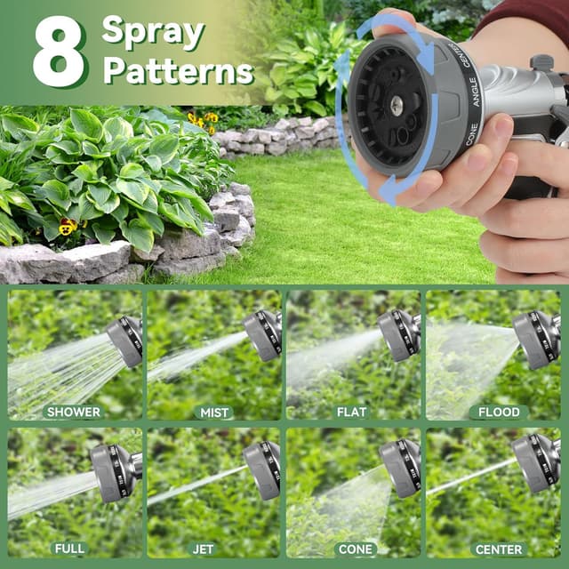Thumbnail 3 de Heavy-Duty Metal Hose Pipe Spray Gun 8