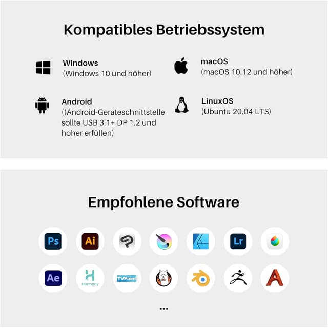 Thumbnail 6 de HUION Kamvas 13 Gen 3 Grafiktablett mit Display (13,3 Zoll, PenTech 4.0) – Anti-Glare Glas, 5 Drucktasten, Dual Dial