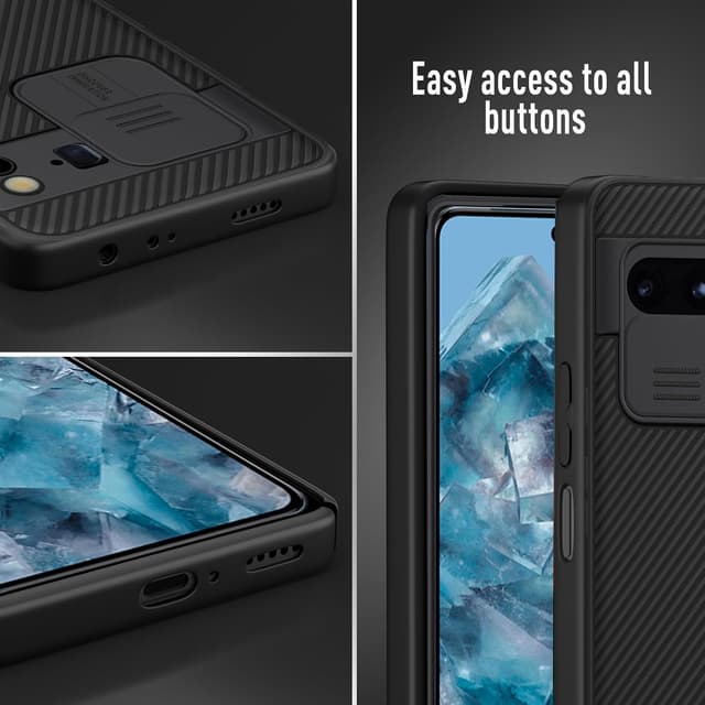 Thumbnail 6 de XTCASE Coque pour Google Pixel 8 Pro avec protection caméra et étui arrière ultra mince – Noir