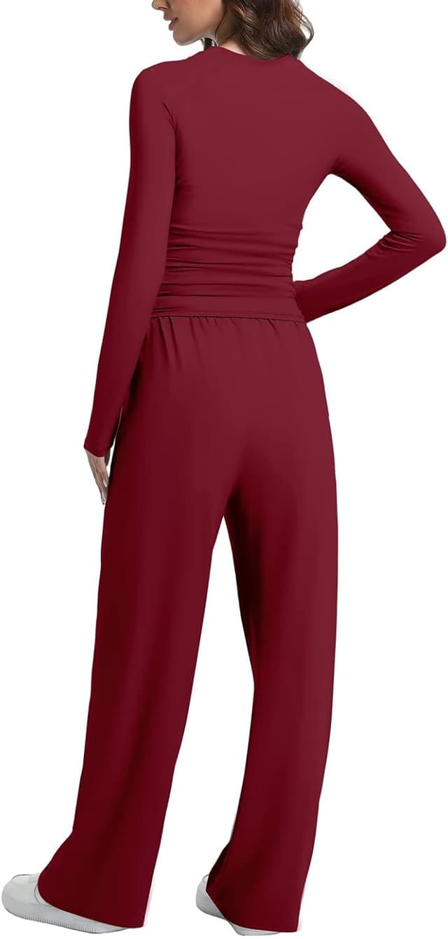 Detalle 2 de 2 Piece Loungewear Wide Leg Set