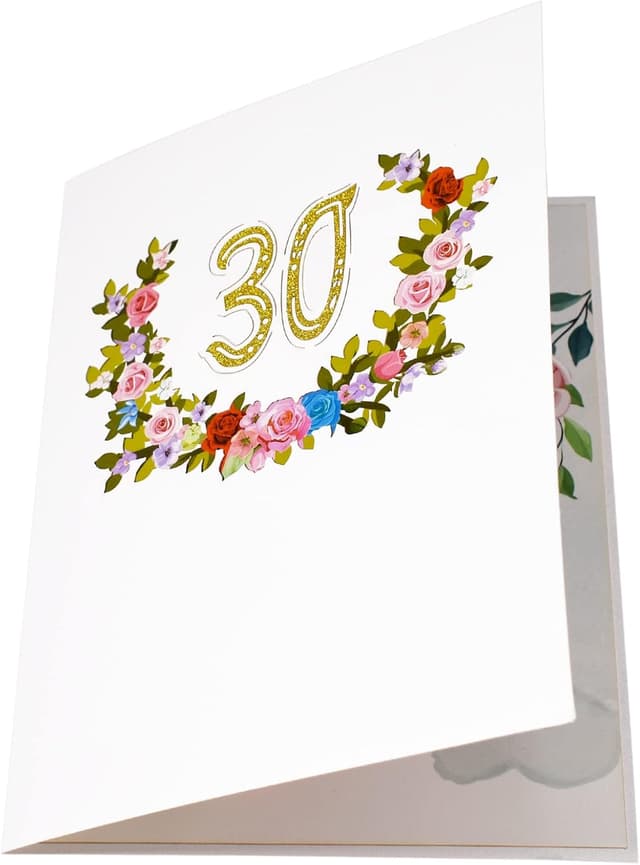 Thumbnail 5 de 3D Pop-Up Karte 30 Jubiläum Rosenkranz