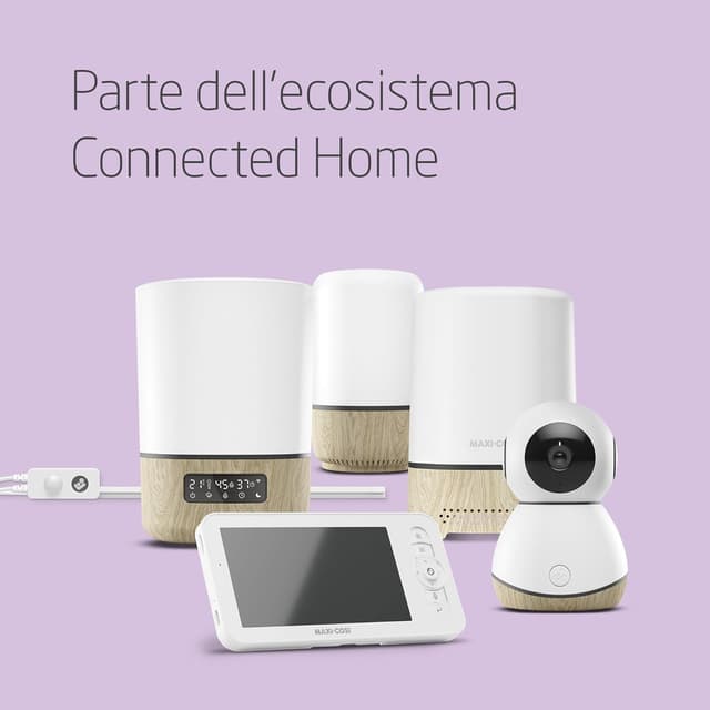 Detalle de Maxi-Cosi Clean Purificatore d'Aria HEPA 13 con Wi‑Fi, timer e luce notturna (compatibile Alexa e Google Assistant)