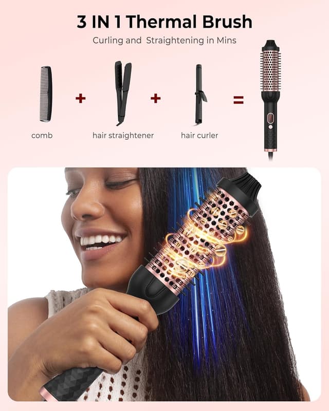 Detalle de 38mm Thermal Brush 10 Temps 120-210℃