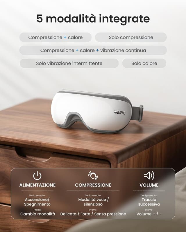 Thumbnail 4 de RENPHO Eyeris 1 massaggiatore occhi 40-45°C