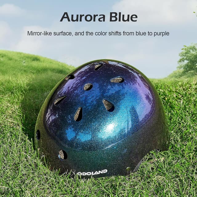 Detalle 2 de Casque de vélo enfant Odoland ajustable (3 à 10 ans) pour garçons et filles