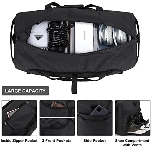 Detalle de VS VOGSHOW Vogshow 120L bolsa de viaje plegable grande impermeable con compartimento para zapatos