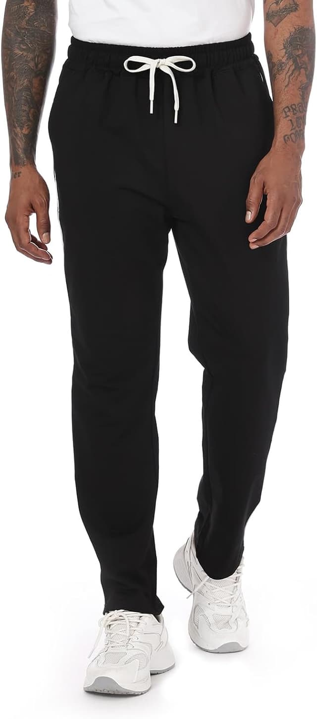 Detalle 2 de Vortewind Jogginghose Herren aus Baumwolle mit 3 Taschen, atmungsaktiv & elastischer Bund