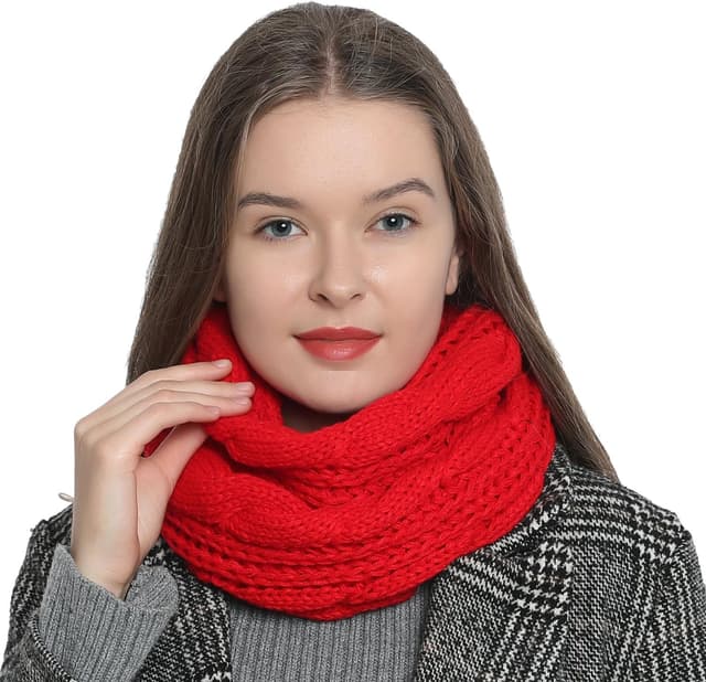 Thumbnail 5 de Écharpe tube DonDon tricot 60 cm