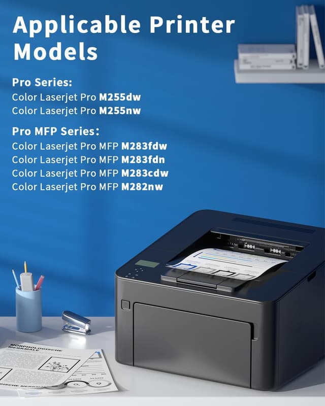 Detalle 2 de colorfly 207A Toner W2210A compatibile con HP 207A/207X nero con chip (1-Pack) per LaserJet Pro e MFP